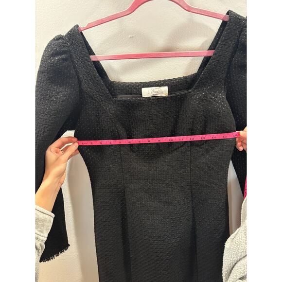L’Academie REVOLVE The Estelle Black Tweed Mini Dress Size Small - Picture 9 of 15